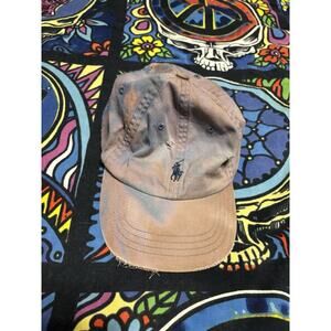 Distressed acid wash Polo ralph lauren dad hat Custom Bleached